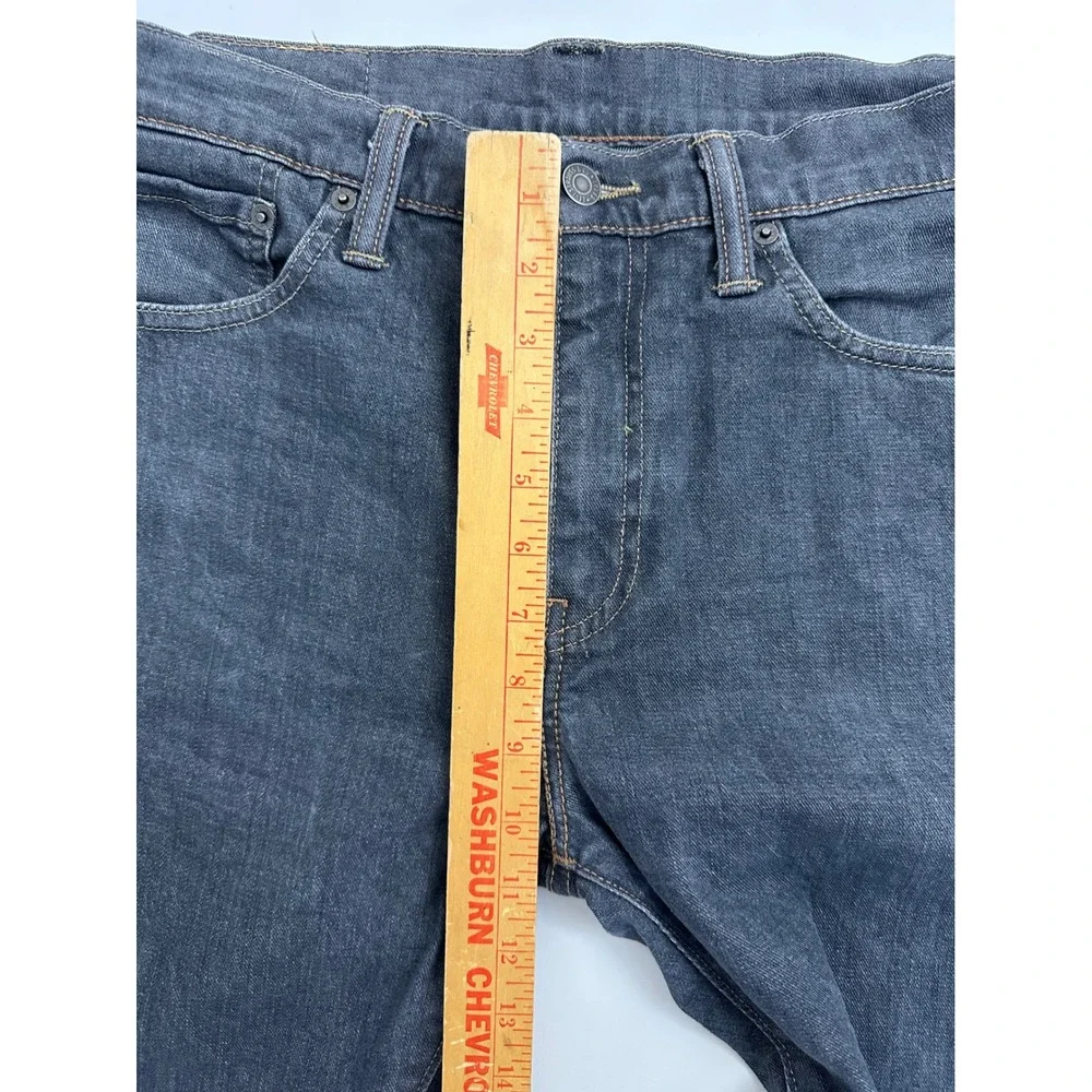 Men's Levi's 508 Slim Fit Jeans Gray Blue Wash Denim Pants Size 32x32 Casual‎